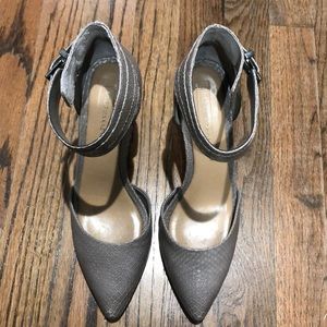 BCBG Gray Heels